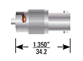 Straight Adapter Female-Male